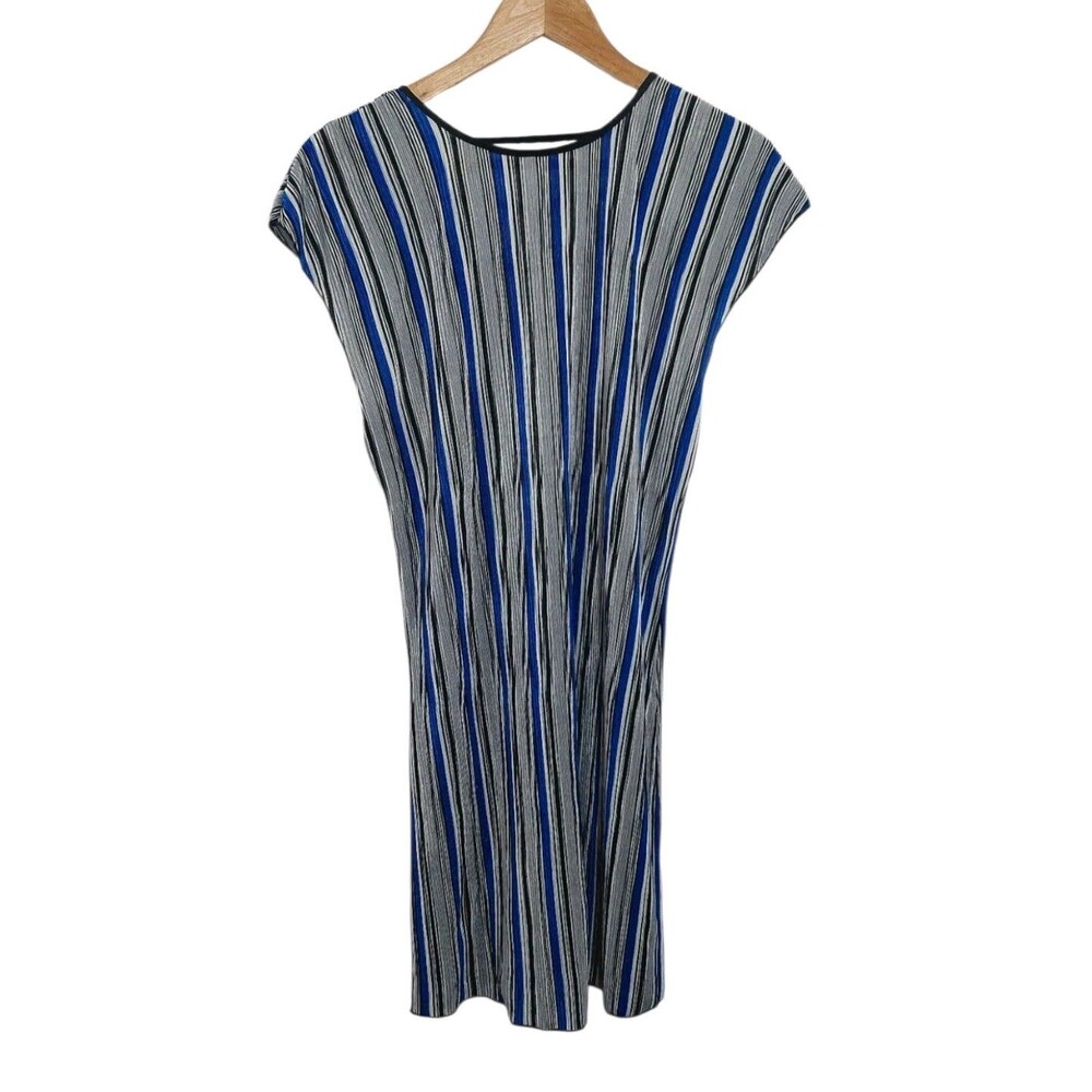 Speechless Women's Size Large Dress Striped Blue Black
